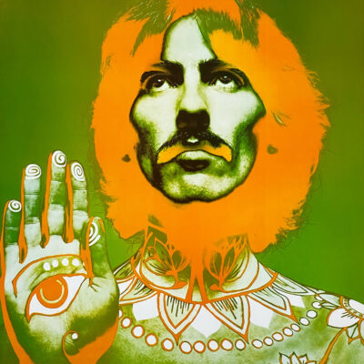 Richard Avedon fotografeert George Harrison van The Beatles