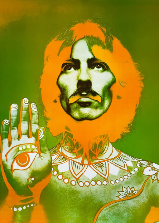 Richard Avedon fotografeert George Harrison van The Beatles