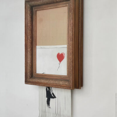 Banksy Love is in the bin poster