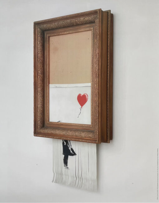 Banksy Love is in the bin poster