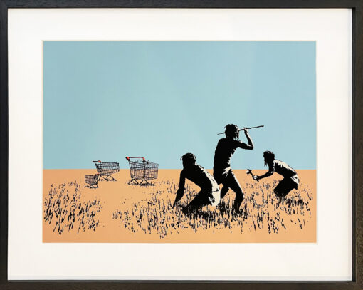 Banksy, West Country Prince, zeefdruk Trolley Hunters