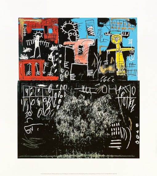 Jean-Michel Basquiat Untitled Black Tar and Feathers