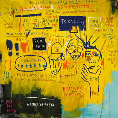 Jean-Michel Basquiat, Hollywood Africans artwork