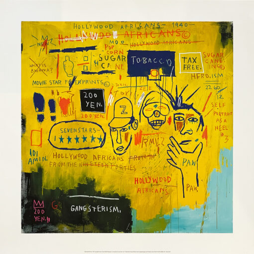 Jean-Michel Basquiat, Hollywood Africans artwork