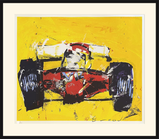 Herman Brood zeefdruk Formule 1 V12 Ferrari