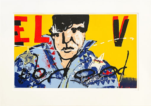 Herman Brood Zeefdruk Elvis the king