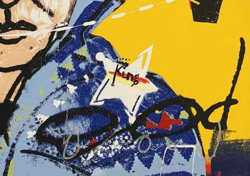 Herman Brood Zeefdruk Elvis the king