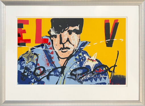 Herman Brood Zeefdruk Elvis the king