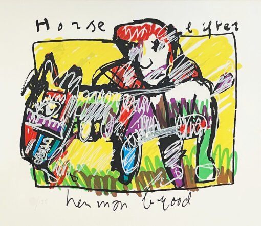 Herman Brood zeefdruk Horse Lifter