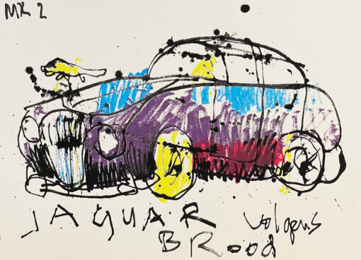 Herman Brood Jaguar MK2 volgens Brood