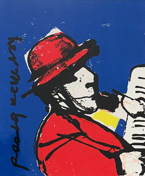 Herman Brood zeefdruk pianist ik