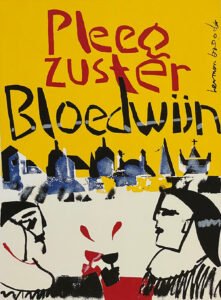 Herman Brood zeefdruk Pleegzuster Bloedwijn