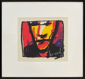 Herman Brood Zeefdruk Zelfportret