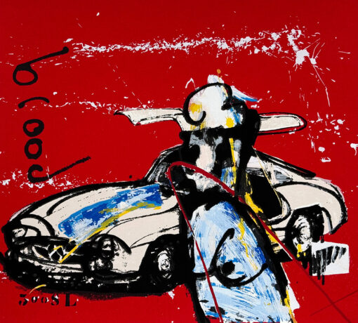 Herman Brood, Mercedes 300 SL Gullwing zeefdruk