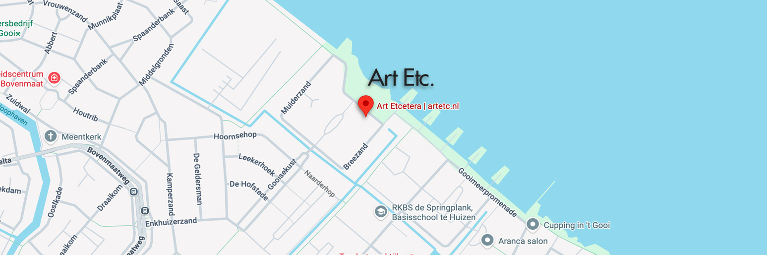 Moderne kunst galerie Art Etcetera in Huizen