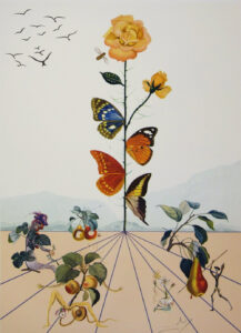 Salvador Dali Lithography Flordali II