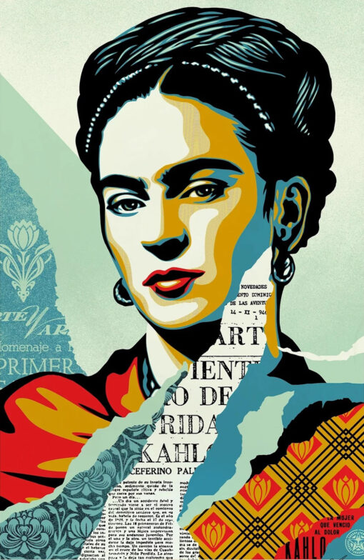 Shepard Fairey (OBEY) - Frida Kahlo, The Woman Who Defeated Pain