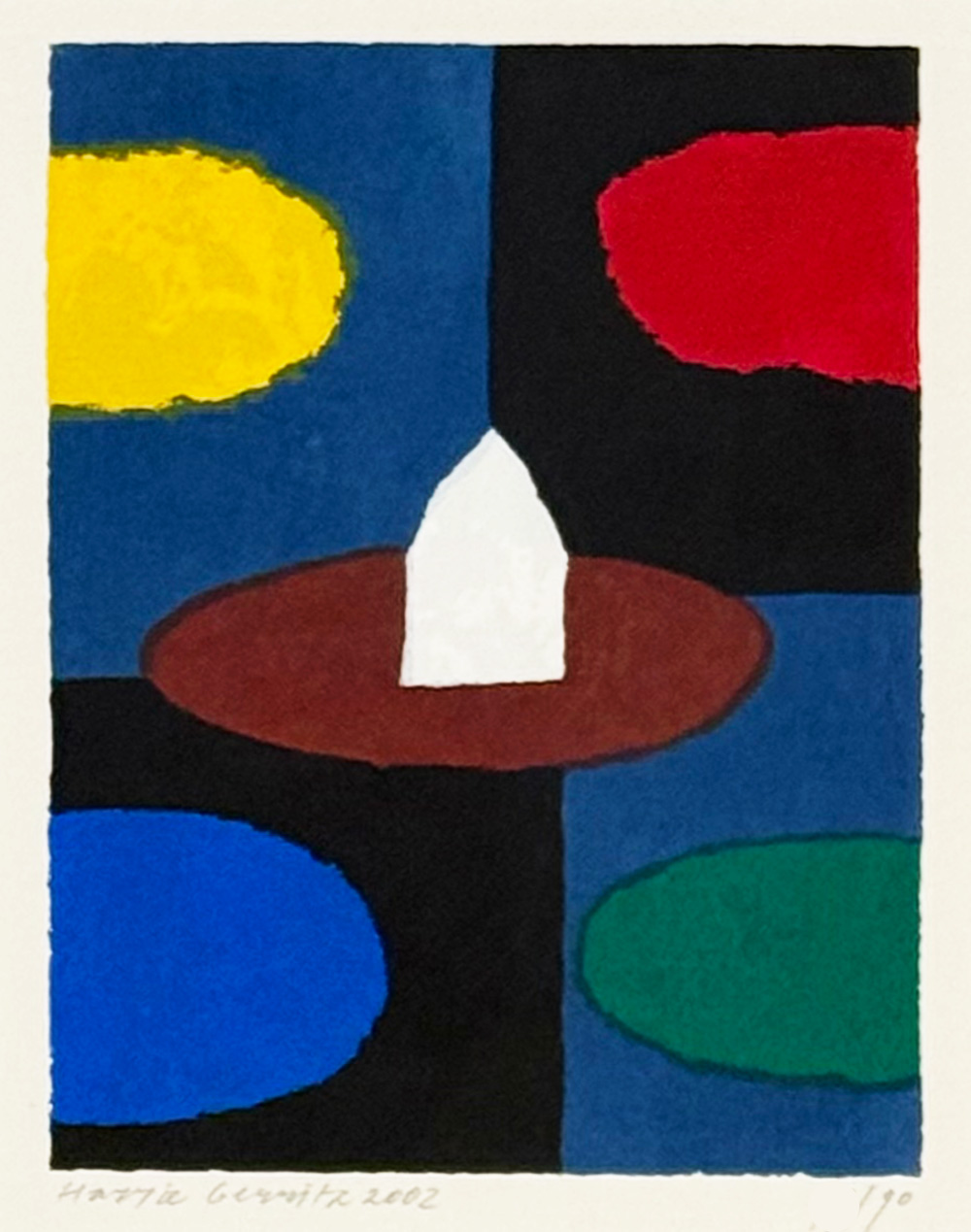 Harrie Gerritz grafiek Compositie - Huis