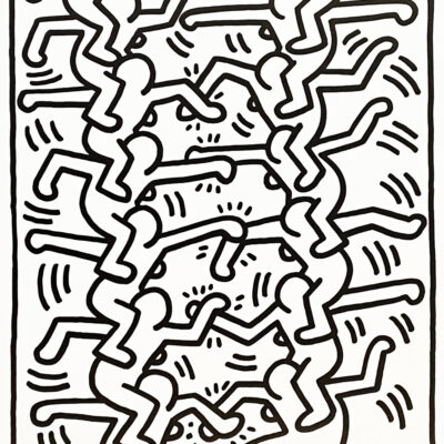 Keith haring, Untitled (People Ladder)