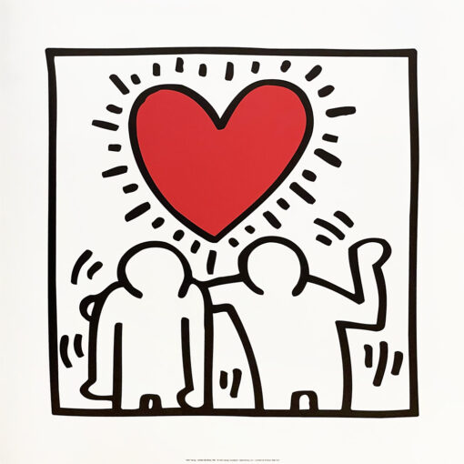Keith Haring Untitled Be Mine