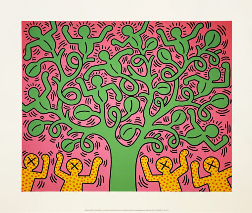 Keith Haring Life Tree street art pop art