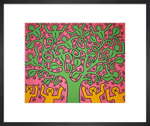 Keith Haring Life Tree street art pop art