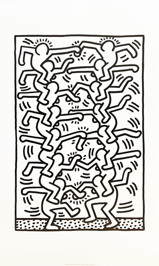 Keith haring, Untitled (People Ladder)