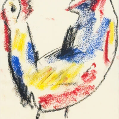 Anton Heyboer tekening Kip Haan
