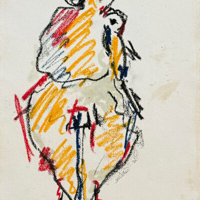 Anton Heyboer Moeder en kind tekening