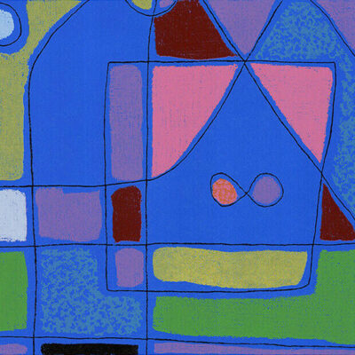 Paul Klee Vintage 1993 Modernist Fine Art Silkscreen Print