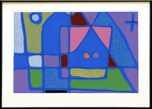 Paul Klee Vintage 1993 Modernist Fine Art Silkscreen Print