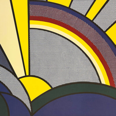 Roy Lichtenstein Modern Painting of Sun Rays