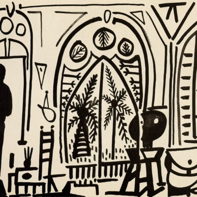 Pablo Picasso lithografie Atelier Californie