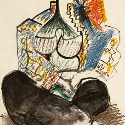 Picasso litho Jacqueline VII Carnet Californie