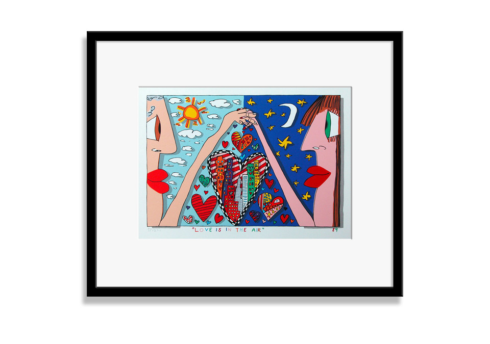 James Rizzi Love is in the Air - hand signed
