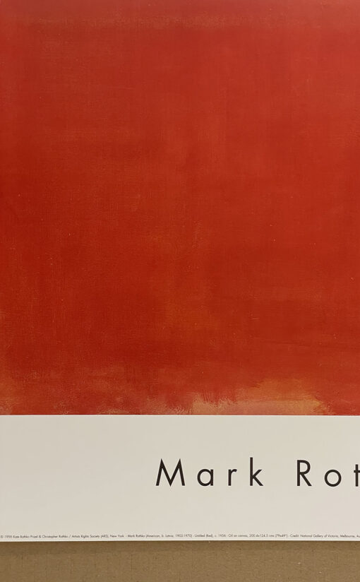 Mark Rothko Untitled Red