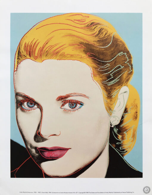 Andy Warhol portret Grace Kelly