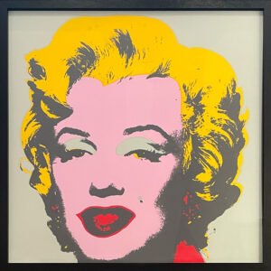 Andy Warhol Marilyn mint yellow zeefdruk