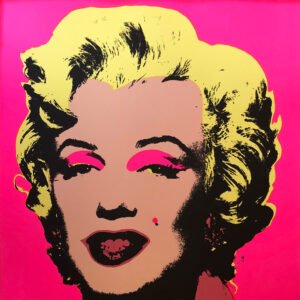 Andy Warhol Marilyn Pink zeefdruk