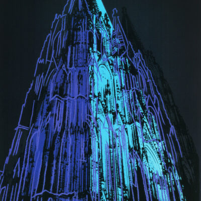 Andy Warhol Cologne cathedral blue