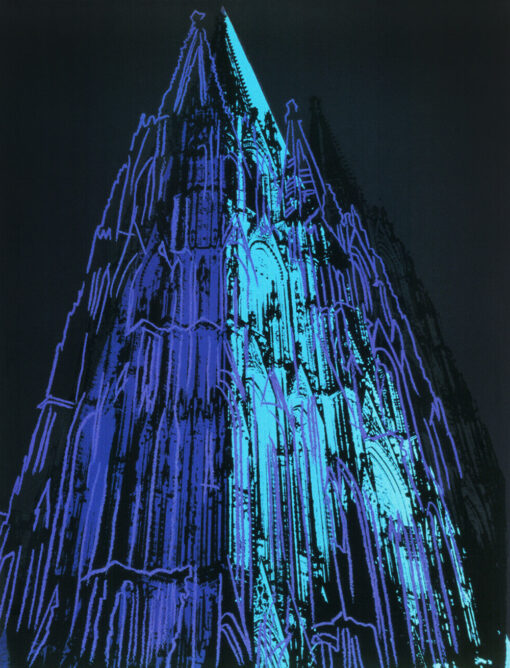 Andy Warhol Cologne cathedral blue