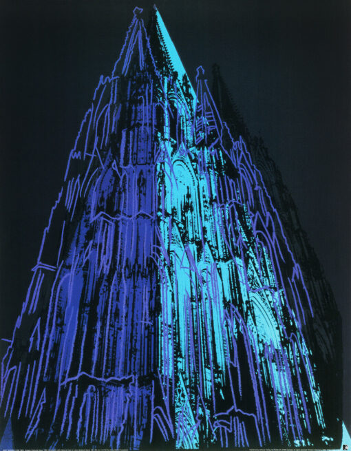 Andy Warhol Cologne cathedral blue